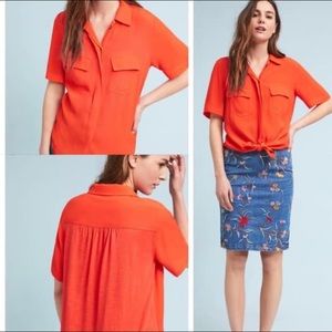 Anthropologie Porridge Buttondown